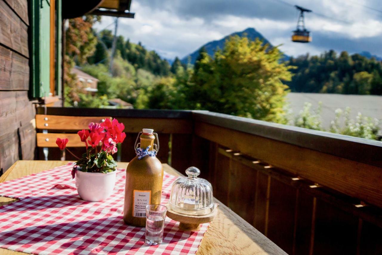 Hotel Zur glücklichen Kuh Oberstdorf Exterior foto