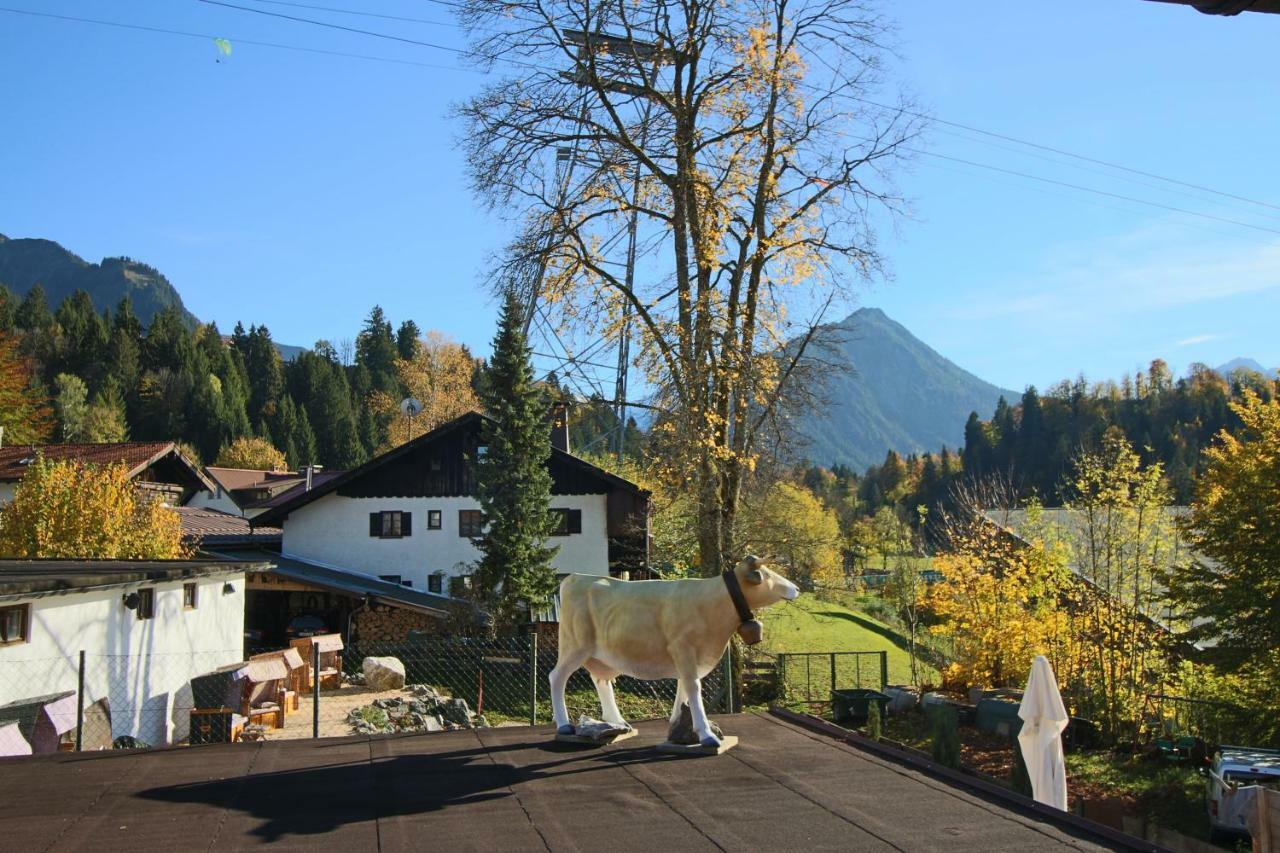 Hotel Zur glücklichen Kuh Oberstdorf Exterior foto