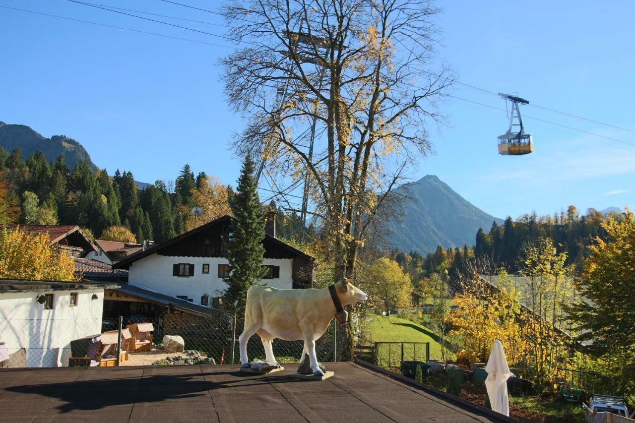 Hotel Zur glücklichen Kuh Oberstdorf Exterior foto